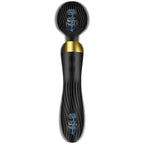 Massage Stick - Şarjlı Su Geçirmez Çift Motorlu Çift Yönlü Kullanım G Spot ve Klitoris Uyarıcı Wand Masaj Vibratör