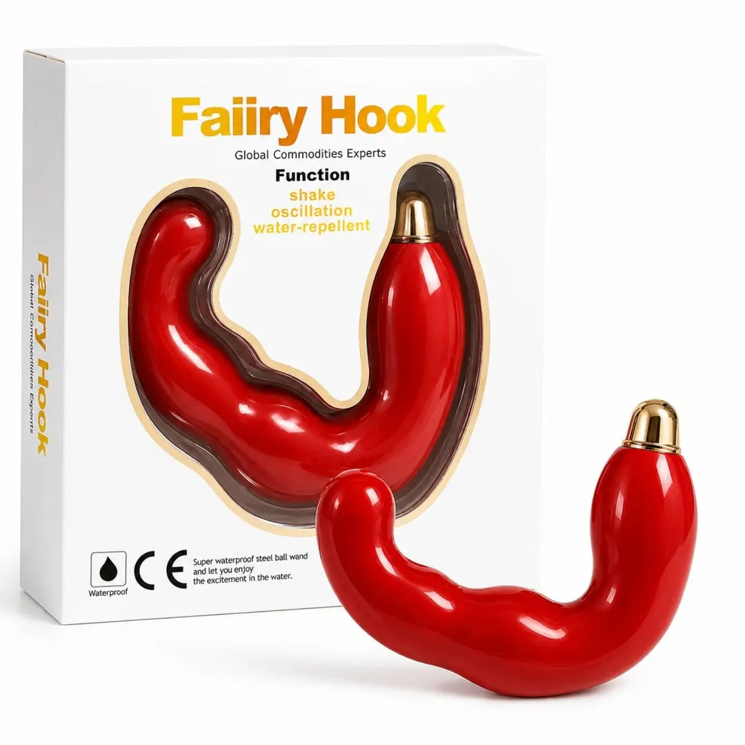 Faiiry Hook G Noktası ve Prostat Vibratörü -Kırmızı