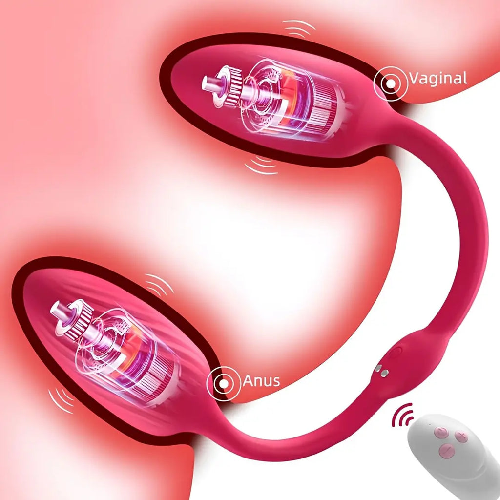 Yunman-Kumandalı Anal Plug ve G-Noktası Uyarıcı Vibratör – Çiftler İçin