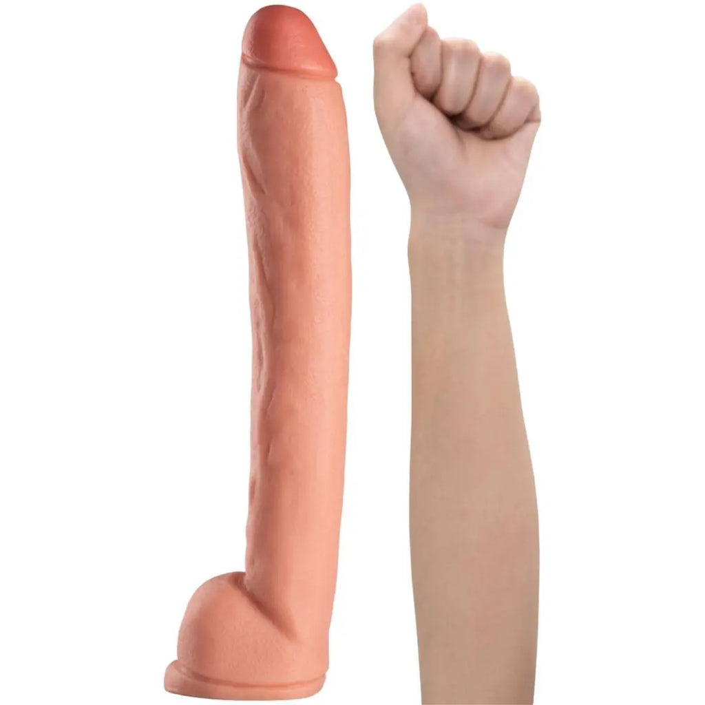 Otis - King Size Realistic Giant Dildo Kalın Dev Boy Gerçekçi Doku Realistik Yapay Penis 38x5.8 CM