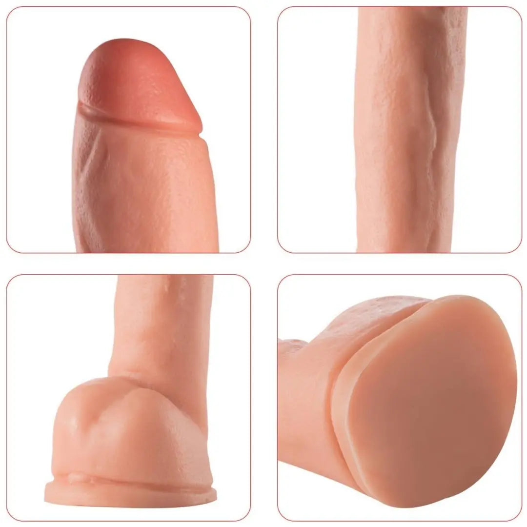 Otis - King Size Realistic Giant Dildo Kalın Dev Boy Gerçekçi Doku Realistik Yapay Penis 38x5.8 CM