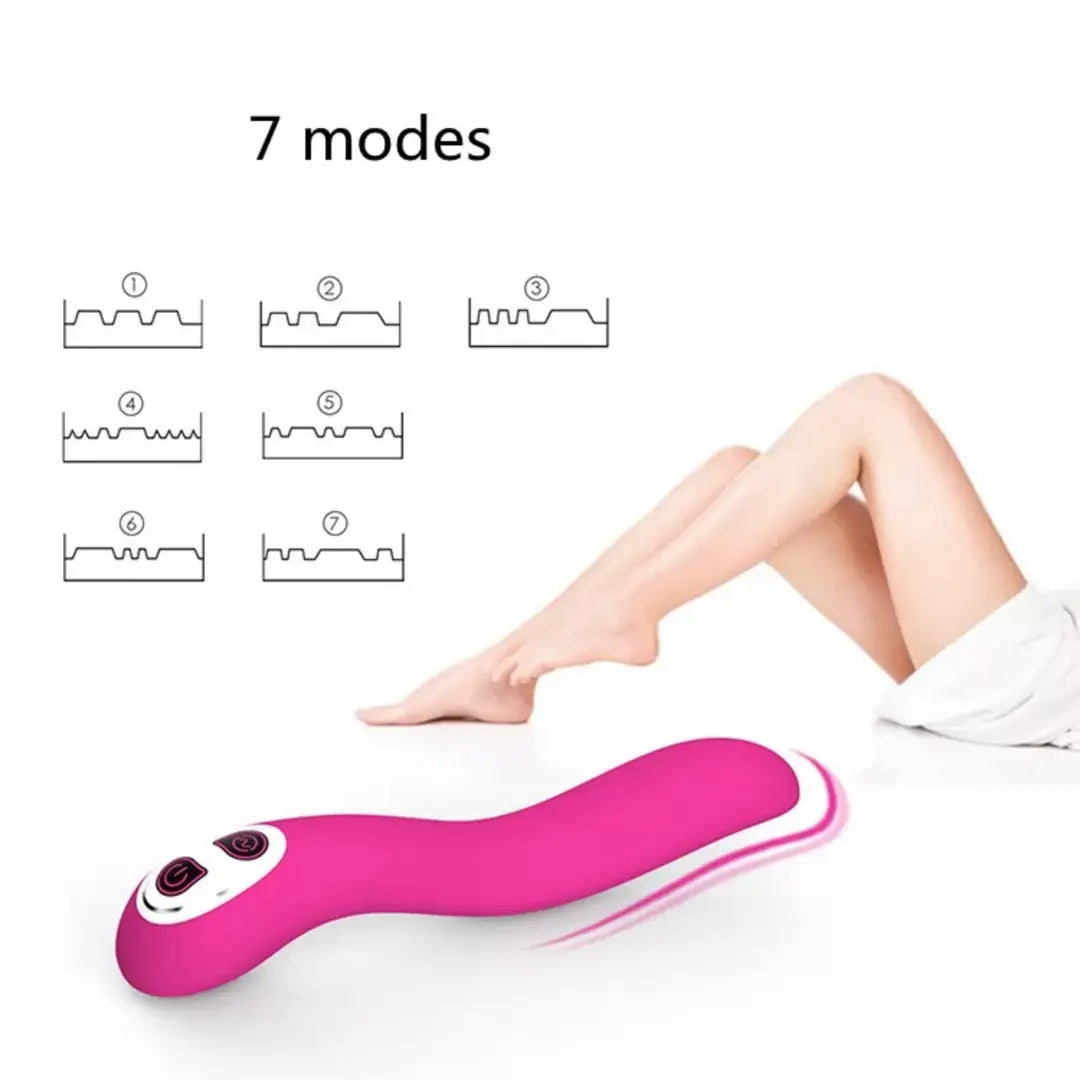 ZOE Şarjlı Özel Tasarım Kıvrımlı G Spot Uyarıcı Güçlü Titreşimli Masaj Vibratör