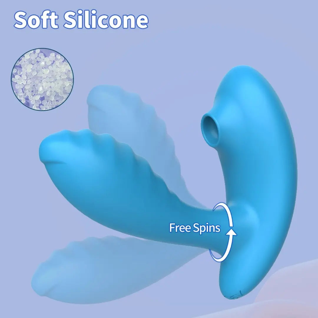 Mary - Şarjlı Uzaktan Kumandalı Klitoris ve G Spot Uyarıcı Güçlü Titreşimli Emiş Özellikli Giyilebilir Partner Vibratör