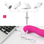 ZOE Şarjlı Özel Tasarım Kıvrımlı G Spot Uyarıcı Güçlü Titreşimli Masaj Vibratör