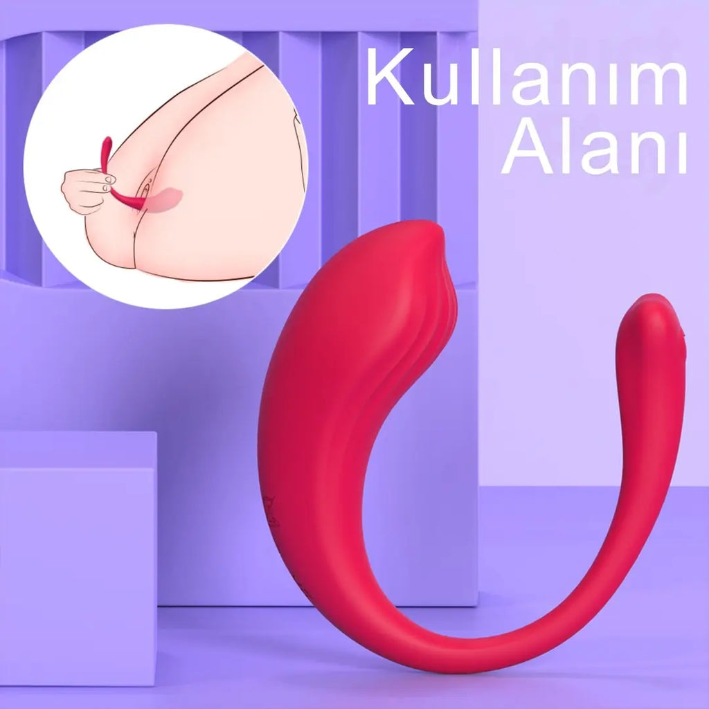 Whale Mini RTC - Şarjlı Kablosuz Kumandalı Klitoris G Spot Uyarıcı Giyilebilir Mini Partner Vibratör