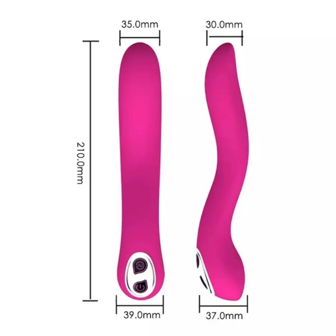 ZOE Şarjlı Özel Tasarım Kıvrımlı G Spot Uyarıcı Güçlü Titreşimli Masaj Vibratör