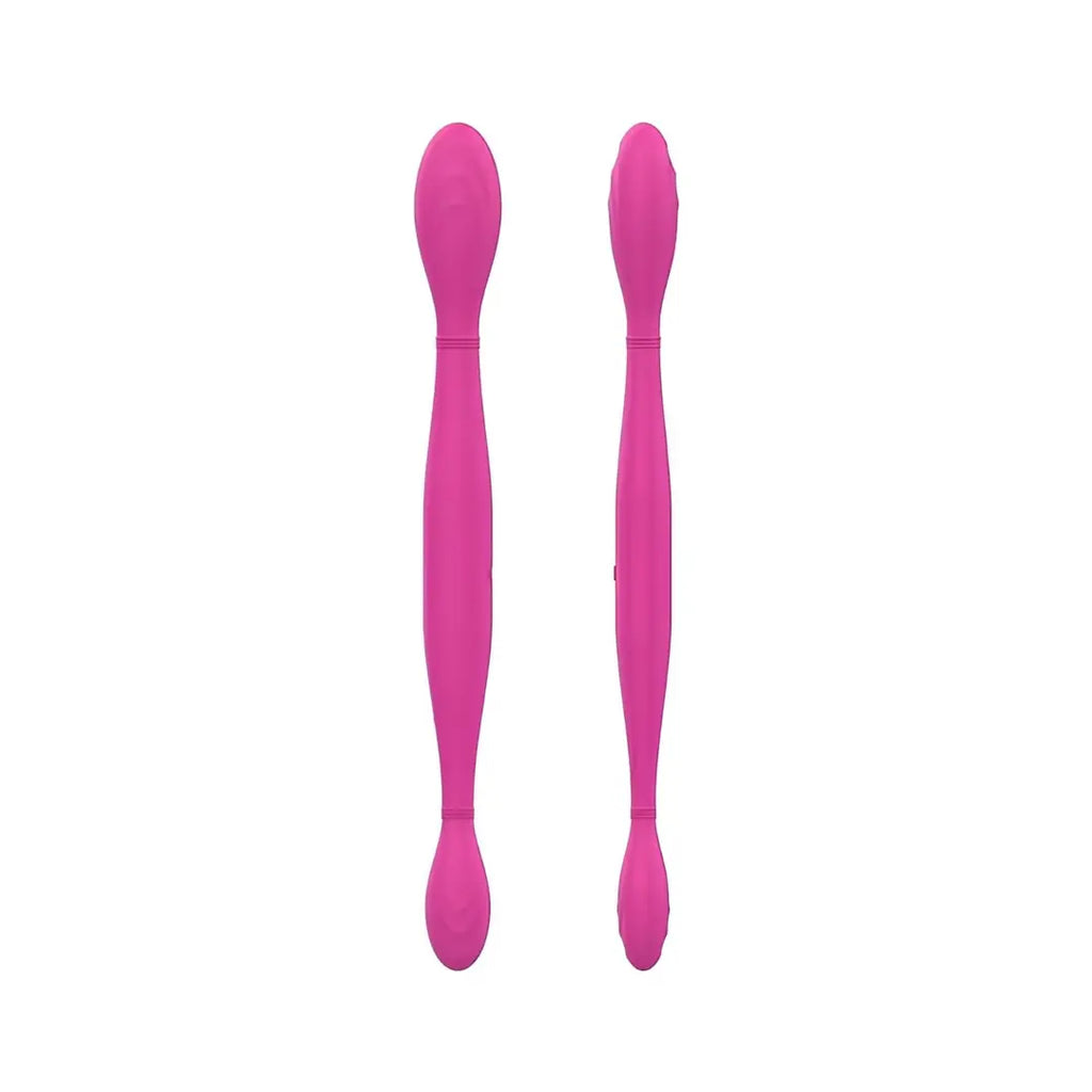 DOUBLE ENDED Şarjlı Esnek ve Bükülebilir Titreşimli G-Spot Uyarıcı Çift Taraflı Vibratör