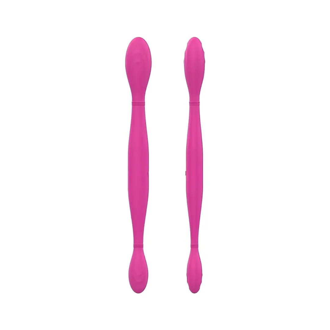 DOUBLE ENDED Şarjlı Esnek ve Bükülebilir Titreşimli G-Spot Uyarıcı Çift Taraflı Vibratör