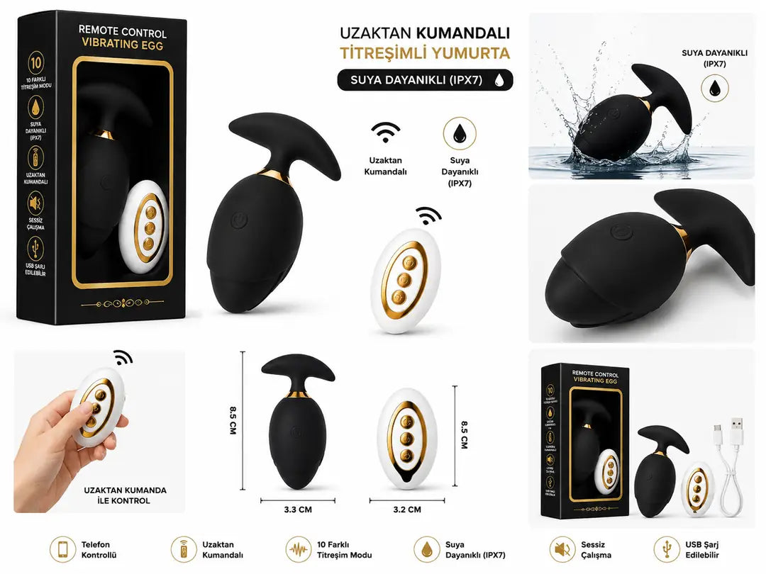 LumiLumi Bloom Vibrating Egg Kablosuz Kumandalı Klitoris ve Vajina Uyarıcı 2 in 1 Vibratör