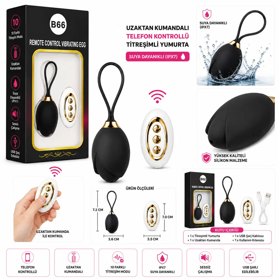 LumiLumi Infinity Loop Vibrating Egg Kablosuz Kumandalı Klitoris ve Vajina Uyarıcı 2 in 1 Vibratör