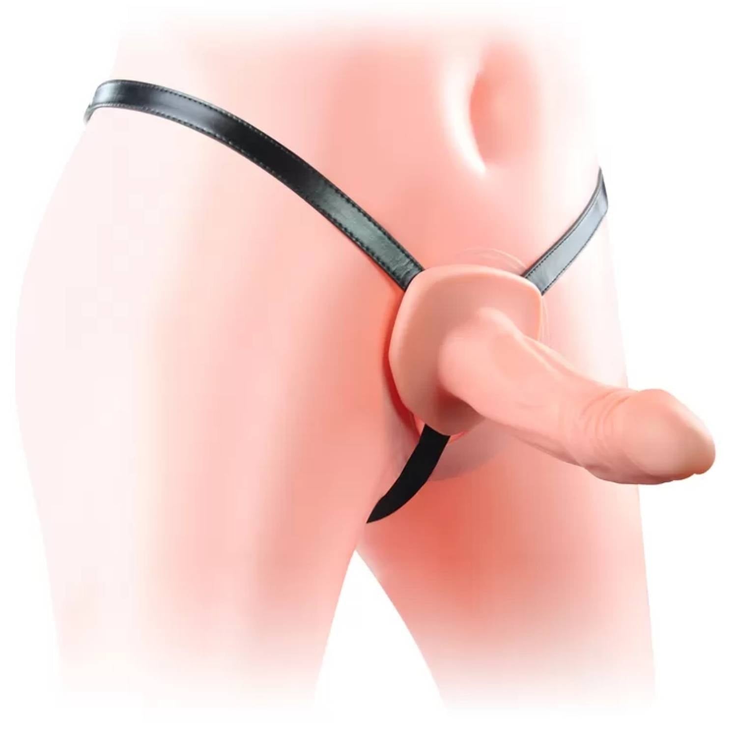 İçi Boş Belden Bağlamalı Realistik Penis - Unisex Hollow Strap On - SENS SHOP