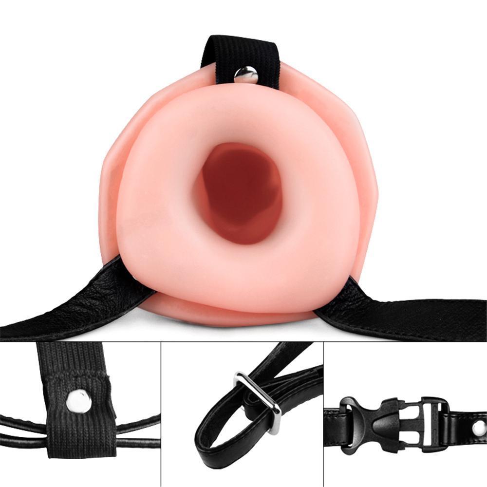 İçi Boş Belden Bağlamalı Realistik Penis - Unisex Hollow Strap On - SENS SHOP
