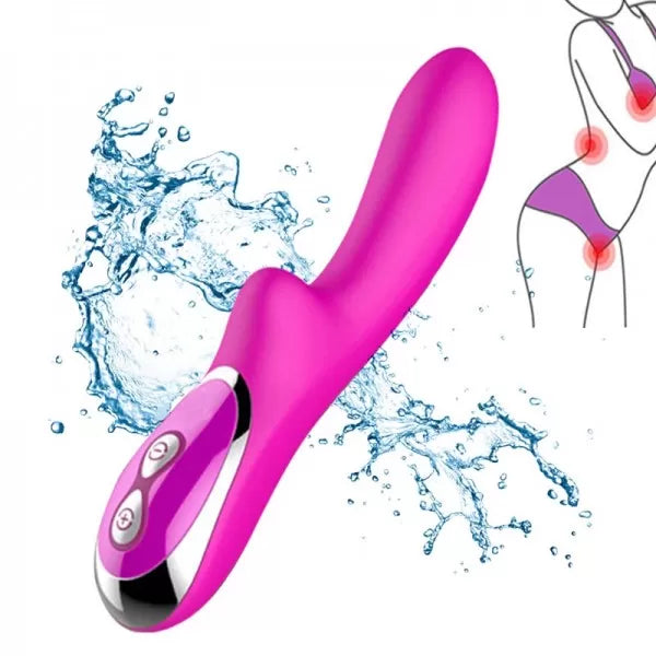 Docoo - Şarjlı 10 Fonksiyonlu G Spot Uyarıcı Güçlü Titreşimli Su Geçirmez Lüks Vibratör