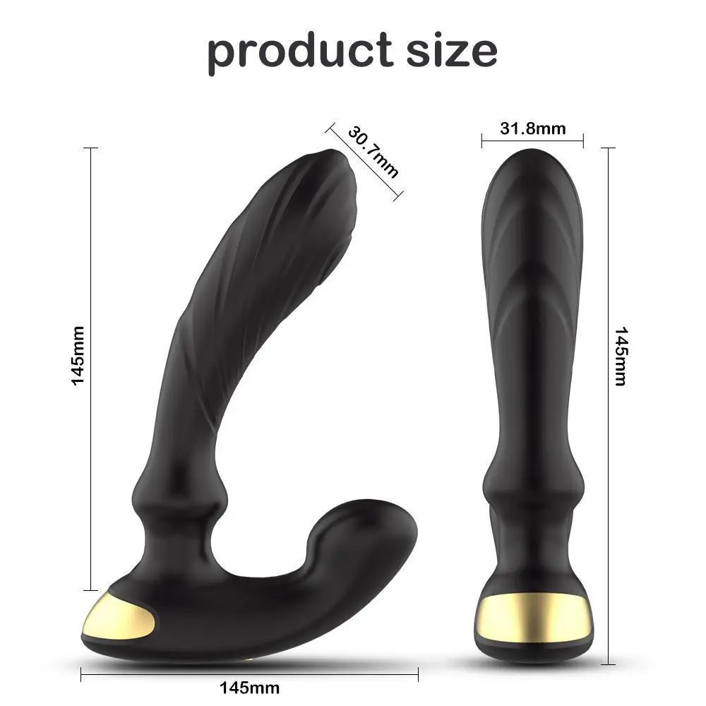 Raper - Şarjlı Su Geçirmez Aynı Anda Perine ve Prostat Uyarıcı Anal Tapping Hareketli Titreşimli Giyilebilir Vibratör