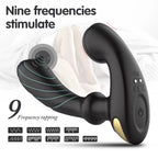 Raper - Şarjlı Su Geçirmez Aynı Anda Perine ve Prostat Uyarıcı Anal Tapping Hareketli Titreşimli Giyilebilir Vibratör
