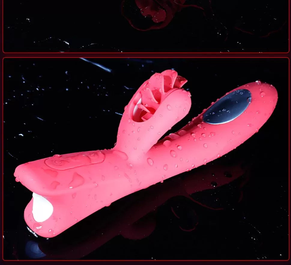 Coolden Stroker Şarjlı Isıtma Soğutma Özellikli Güçlü Titreşimli Yumuşak Hareketli Dil Vibratör