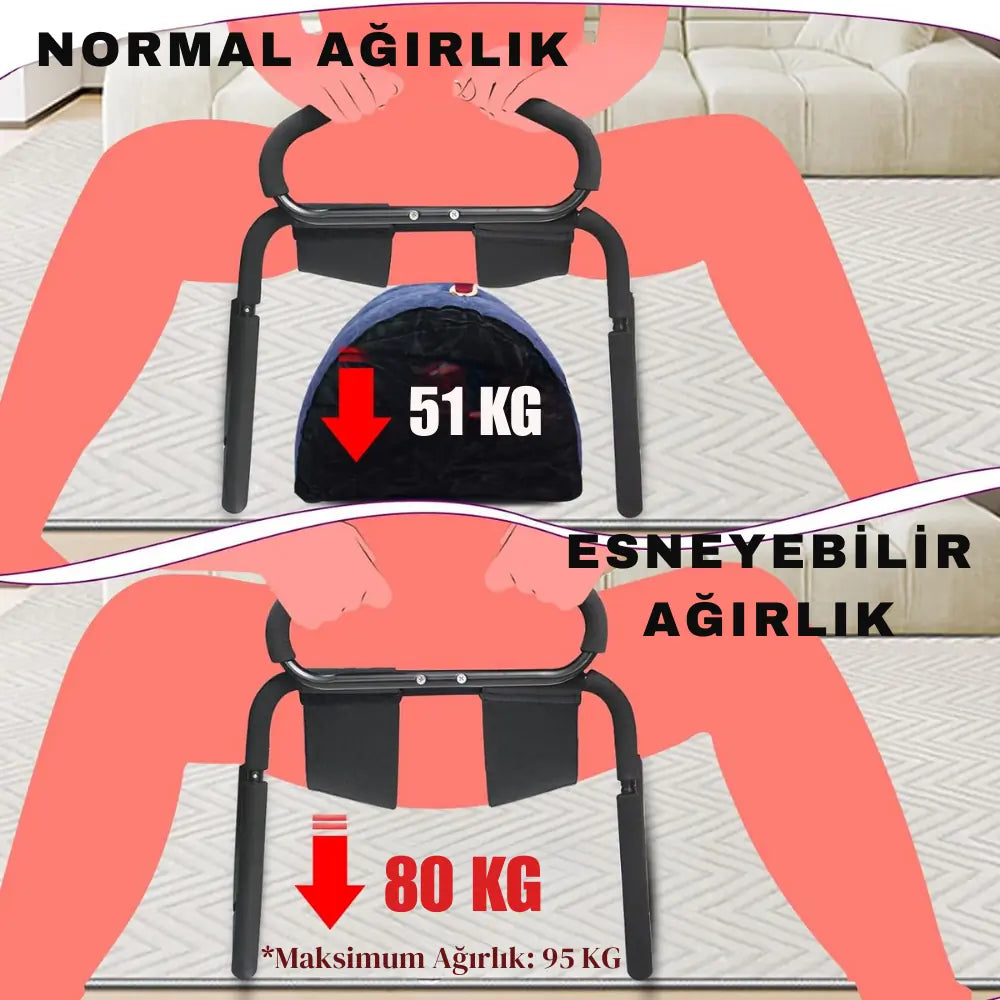 Çiftlere Özel Pozisyon Çeşitlendirici Sex Tabure ve Yastık Seti
