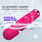Artemis - Şarjlı Çok Güçlü Titreşimli Masaj Aleti Göğüs ve Klitoris Uyarıcı Wand Massager Vibratör