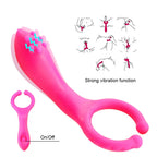 CRAB Çiftler ve Çeşitli Pozisyonlar İçin Perine ve Testis Uyarıcılı Titreşimli Penis Halkası
