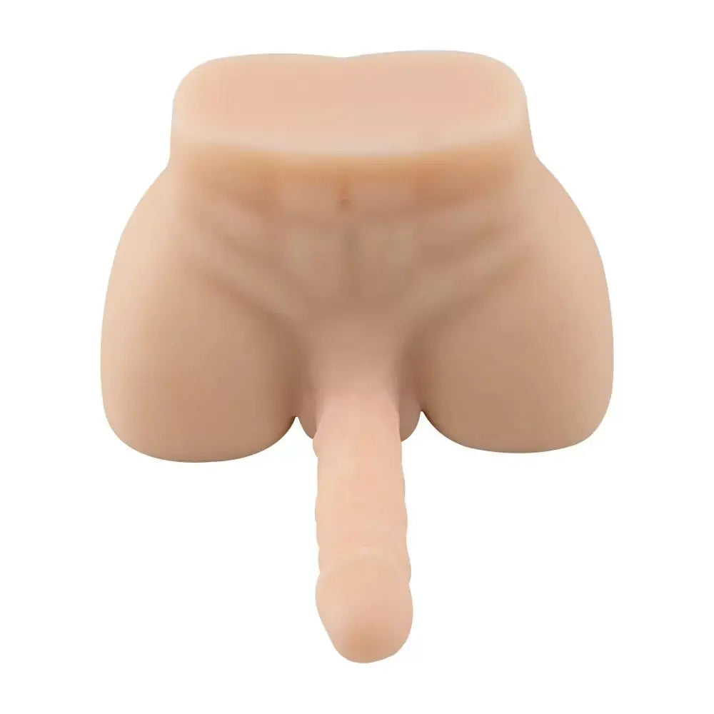 Premium Torso Masturbator Rock - Anal Girişli 17 CM Yapay Penisli Erkek Realistik Yarım Vücut Manken