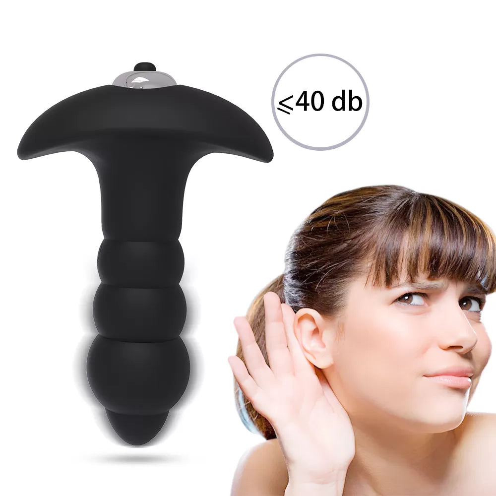 Bubble - Çıkar Tak Bullet Vibratörlü Güçlü Titreşimli 1 Fonksiyonlu Silikon Anal Plug