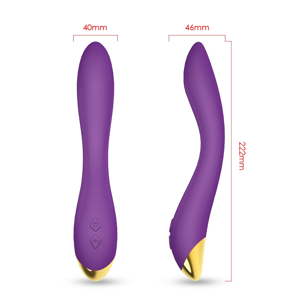 Flamingo - Şarjlı Esnek Yumuşak Doku Eğilebilir G Spot Uyarıcı Vibratör - Mor