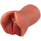 Candice - Anal Vajina Çift Girişli Realistik Mastürbatör Isıtmalı Titreşimli Melez Gerçekçi Yapay Vajina 15.5 CM