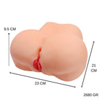 Real Perfection Clara Anal Vajinal Girişli Gerçekçi Boyutlarda Realistik Kalça Mastürbatör