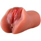 Candice - Anal Vajina Çift Girişli Realistik Mastürbatör Isıtmalı Titreşimli Melez Gerçekçi Yapay Vajina 15.5 CM