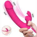 A2 Şarjlı Akıllı Isıtmalı Güçlü Titreşimli G-Spot ve Klitoris Emiş Uyarıcı 2 in 1 Rabbit Vibratör