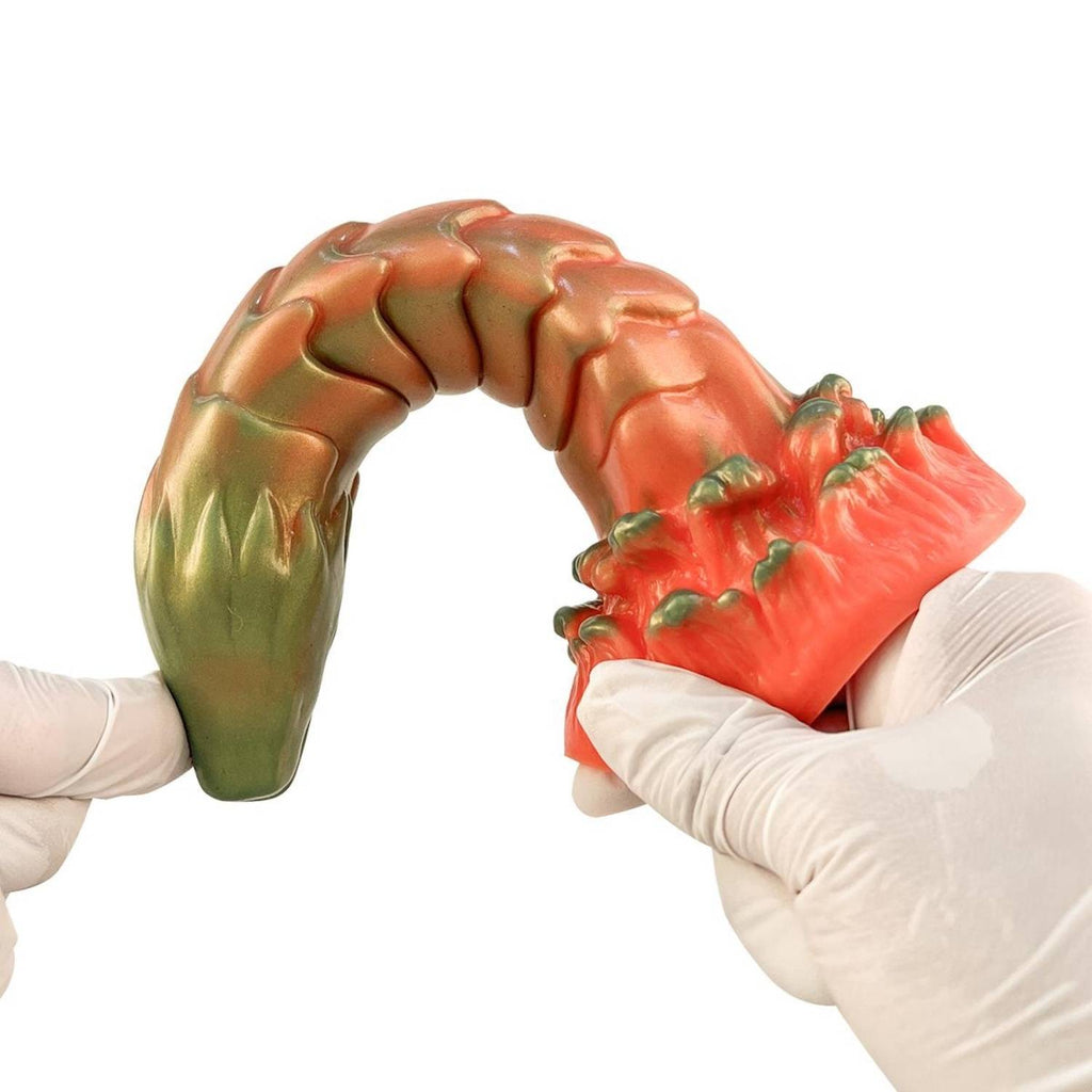 Monster Cock Scylla - Silicone Realistic Animal Dragonhead-Snake Dildo Silikon Gerçekçi Doku Yılan Yapay Penis 19.5x5 CM