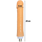 Otomatik Seks Makinesi Yedek Başlık Realistik Dildo Gerçekçi Yapay Penis 25 CM