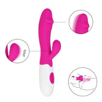 Sora - Pilli Aynı Anda Klitoris ve G-Spot Uyarıcı 2 in 1 Rabbit Vibratör