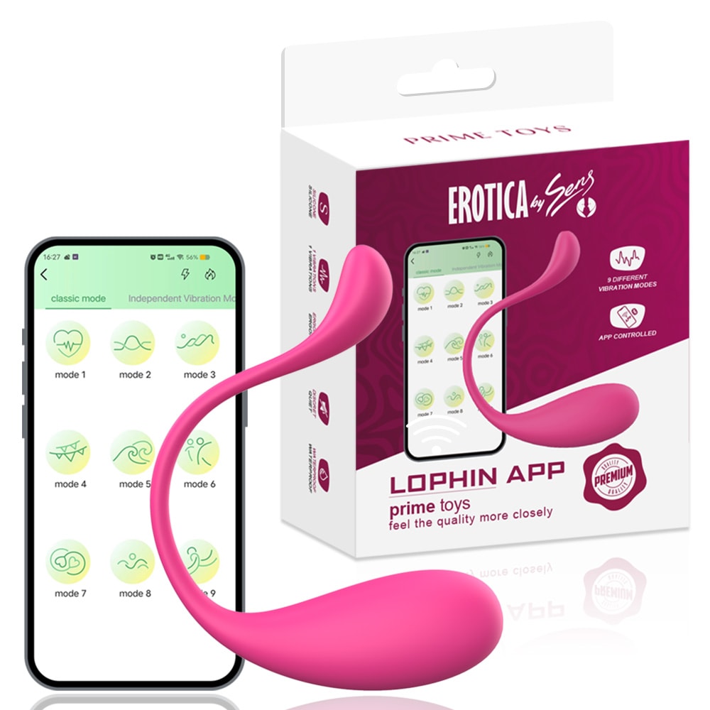 Lophin App - Şarjlı Telefon Kontrollü Güçlü Titreşimli Çok Sessiz G Spot Uyarıcı Giyilebilir Mini Vibratör