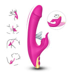 Amant - Şarjlı Aynı Anda G Spot Uyarıcı ve Klitoris Emiş Güçlü Esnek 2 in 1 Rabbit Vibratör