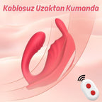 Cara APP RCT - Şarjlı Kumanda Ve Telefon Kontrollü Çift Motorlu G Spot ve Klitoris Uyarıcı Giyilebilir Couple Vibratör