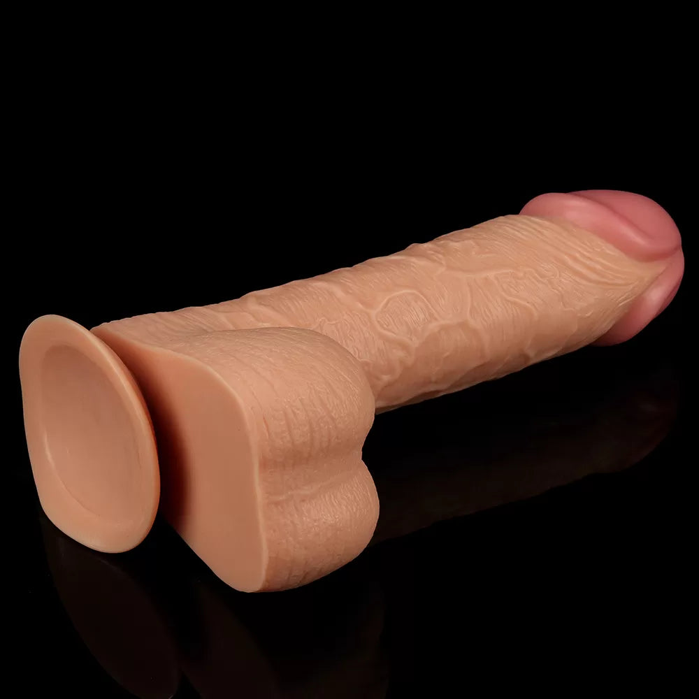 Legendary King Sized - Büyük Boy Kalın Realistik Dildo XL Size Ekstra Büyük Gerçekçi Yapay Penis 25x5.5 CM
