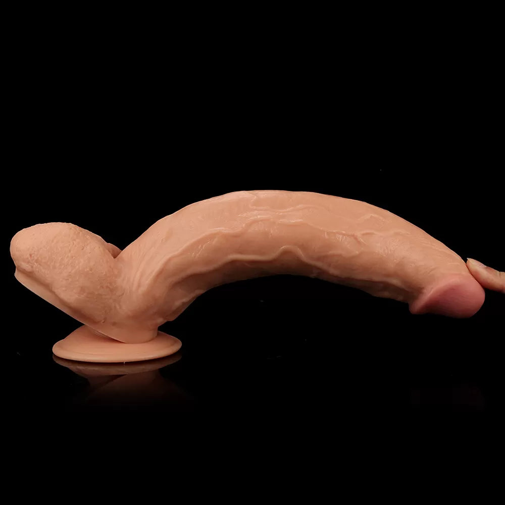 Legendary King Sized - Büyük Boy Kalın Realistik Dildo XXL Size Ekstra Büyük Gerçekçi Yapay Penis 30x6 CM
