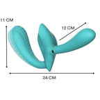 Crown Multiple - Şarjlı Çıkarılabilir Dildo ve Giyilebilir Strapless Strapon Vibratör Dildo