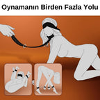 Fetish Master Boyun Bilek Manşetleri Ayarlanabilir Pozisyon BDSM Seti