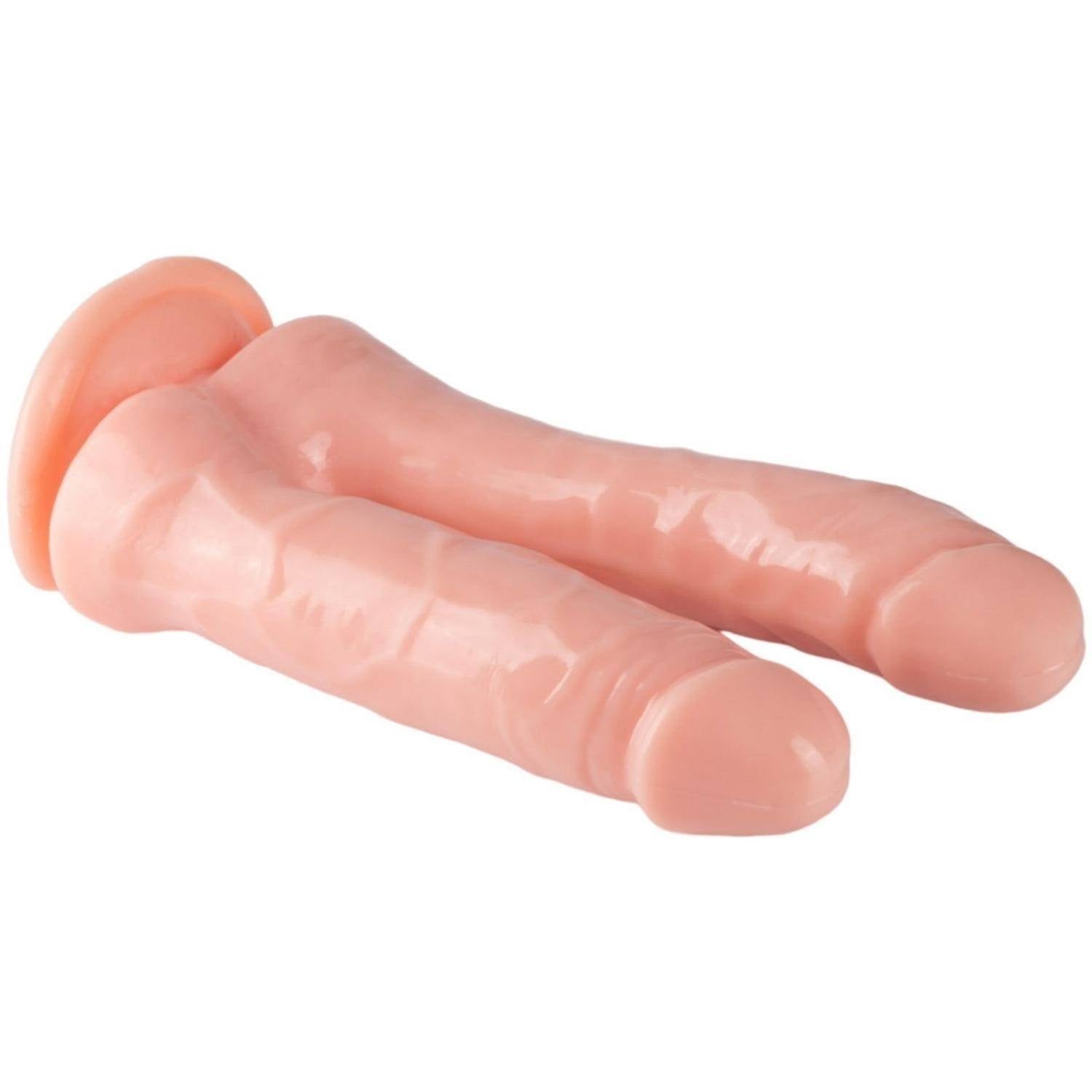 Ultra Soft Realistic Double Penetrator Dildo Yumuşak Doku Gerçekçi Çift Taraflı Realistik Yapay Penis