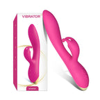 Bonnie - Şarjlı Aynı Anda Klitoris ve G Spot Uyarıcı Eğilebilir Yumuşak Doku Rabbit Vibratör
