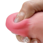 Chase - Büyük Boy Hareketli Kayar Deri Çift Katmanlı Realistik Vibratör Dildo Ultra Yumuşak Gerçekçi Titreşimli Yapay Penis