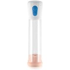 Pilli Otomatik Pro Penis Pompası Vajina Başlıklı Beyaz - Maximizer Worx VX4