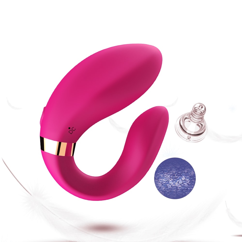 Crescent - Uzaktan Kumandalı İlişki Anında Kullanılabilir Klitoris ve G Spot Uyarıcı 2 in 1 Çift Vibratörü
