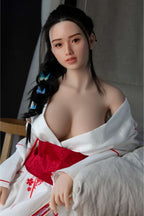 Cassy - Silicone Head Hair Transplant Evo Skeleton Sex Doll İskeletli Tam Realistik Manken 158 CM