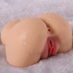Jelena - Anal Vajina Çift Girişli Cep Boy Realistik Kalça Titreşimli Suni Vajina Mastürbatör 1.1 KG