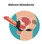 Fatnes - Şarjlı Kablosuz Kumandalı Testis ve Penis Halkalı Aynı Anda Perine ve Prostat Uyarıcı Vibratör