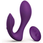 Vera - Kablosuz Kumandalı Şarjlı Klitoris ve G Spot Uyarıcı Isıtmalı Giyilebilir Sessiz 2 in 1 Vibratör