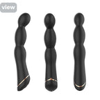 Knot - Manyetik Şarjlı Güçlü Titreşimli Boğumlu Silikon Anal Plug G Nokta Uyarıcı ve Anal Vibratör